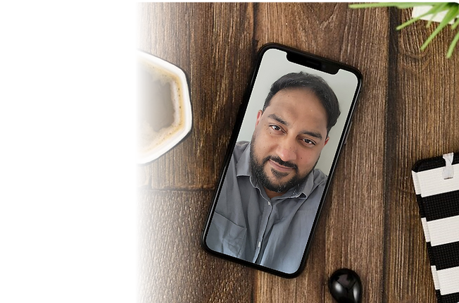 Operations Manager at Kiwi Commercial Cleaning, within a cellphone screen.