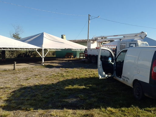 A infraestrutura dos espaços públicos em Camaquã recebeu um importante reforço nesta terça-feira (12), com foco na valorização do Parque de Eventos Dorival Ribeiro.
