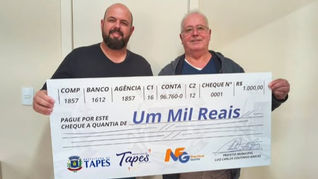 A iniciativa municipal, denominada "Nota Mil", distribui mensalmente um prêmio em dinheiro no valor de R$ 1.000,00 para quem realiza compras na cidade e solicita a inclusão do CPF no documento fiscal.