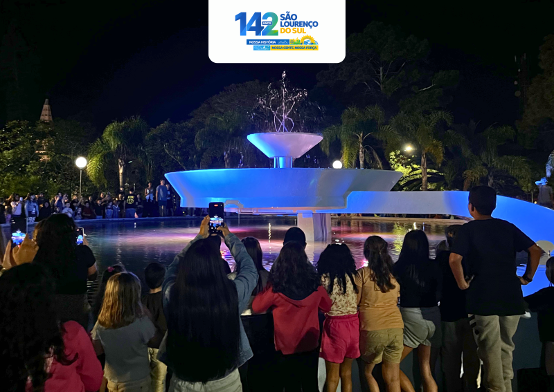 Inaugurado originalmente em 1971, o chafariz consolidou-se ao longo das décadas como um ponto de referência cultural e de lazer.