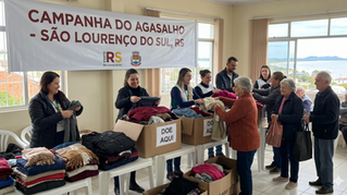 São Lourenço do Sul aquece o inverno com pontos de coleta da Campanha do Agasalho