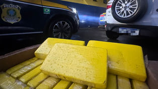 PRF prende três traficantes com 22 kg de cocaína em Caxias do Sul