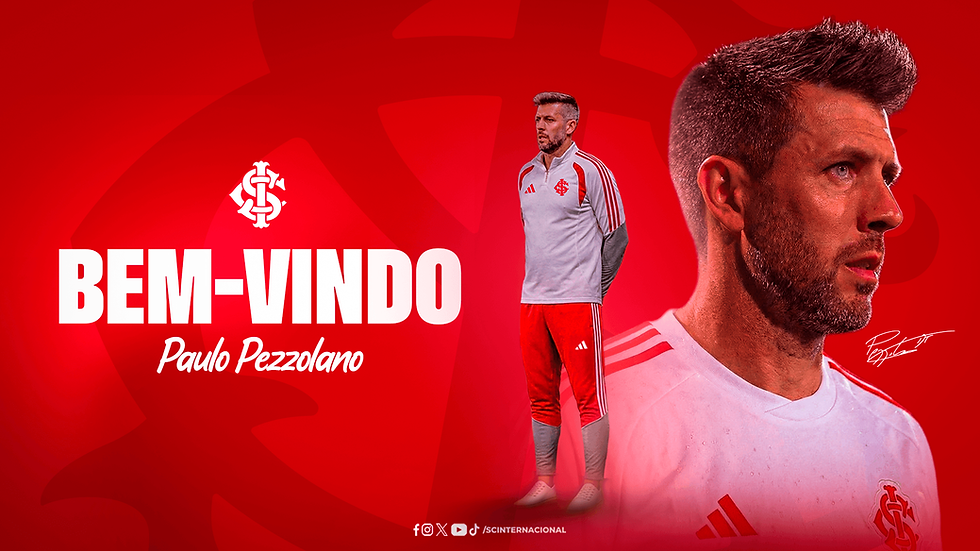 O Sport Club Internacional anunciou oficialmente a contratação de seu novo treinador. O uruguaio Paulo Pezzolano chega para assumir o comando técnico da equipe principal com a missão de liderar o projeto esportivo colorado nos próximos anos.