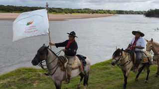 O domingo foi reservado para a logística de regresso e o descanso dos participantes que cruzaram os campos sul-rio-grandenses.