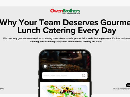 Why Your Team Deserves Gourmet Lunch Catering Every Day