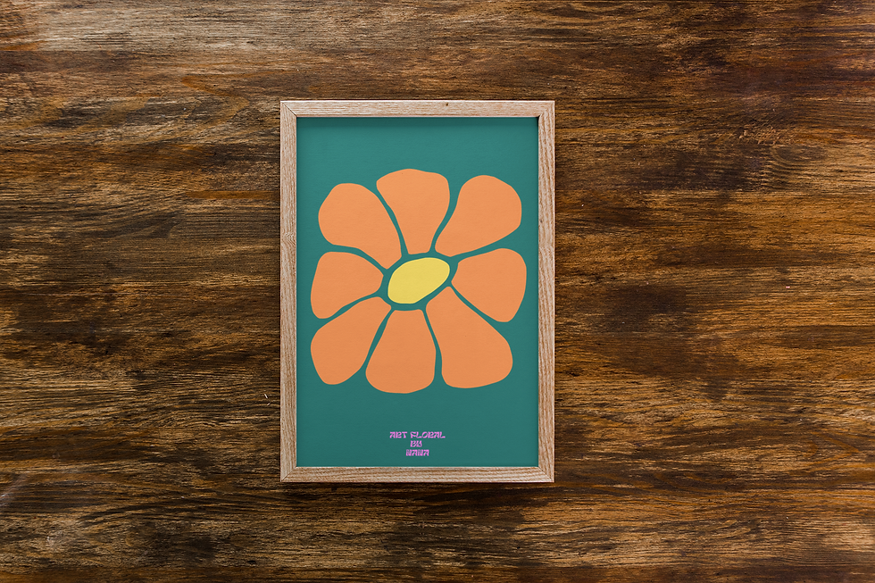 Miniature : ART FLORAL VERT