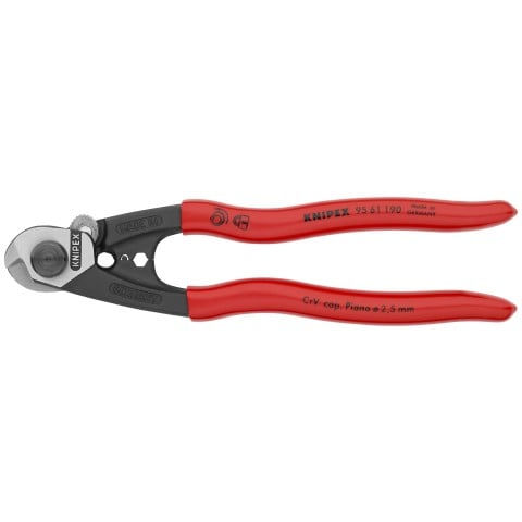 Knipex 7-1/2" Wire Rope Shears