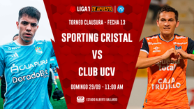 LIGA 1: SPORTING CRISTAL RECIBE A CÉSAR VALLEJO