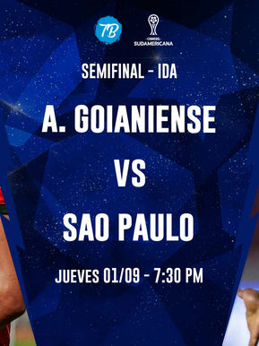 COPA SUDAMERICANA: GOIANIENSE Y SAO PAULO CERCA DE LA FINAL