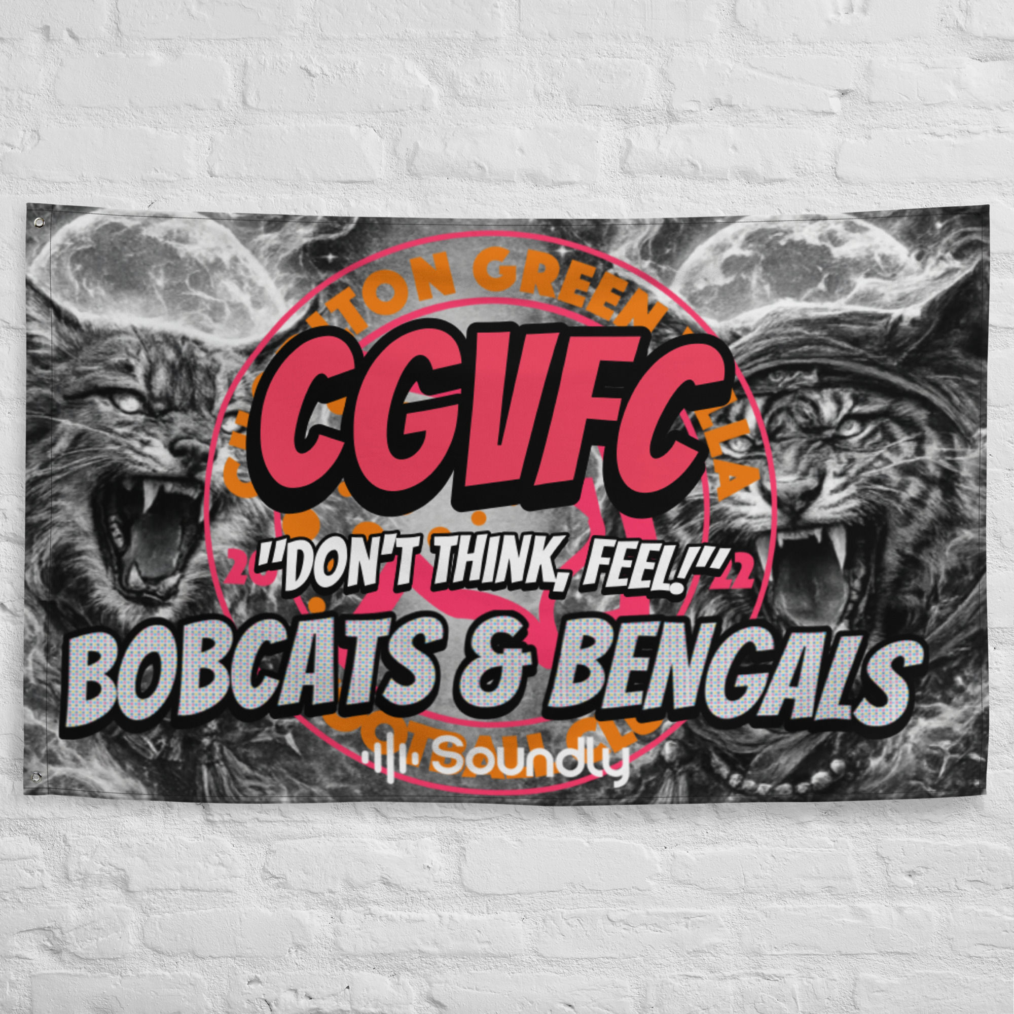 Bobcats & Bengals Flag (Alt Version)
