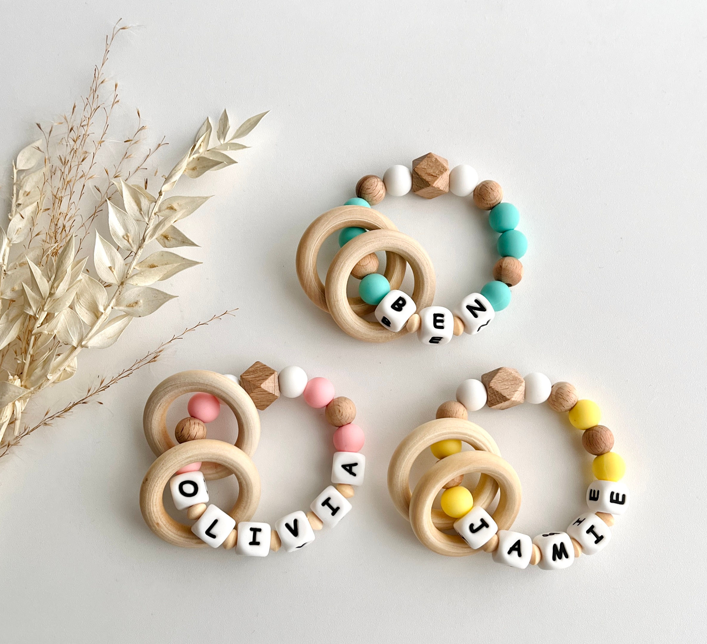 Design Your Own Custom Name Rattle Ring