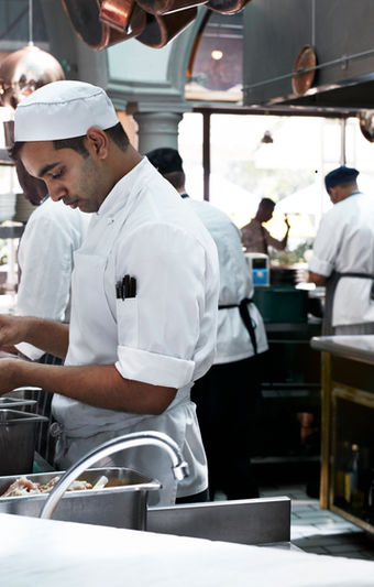 Chefs en acción