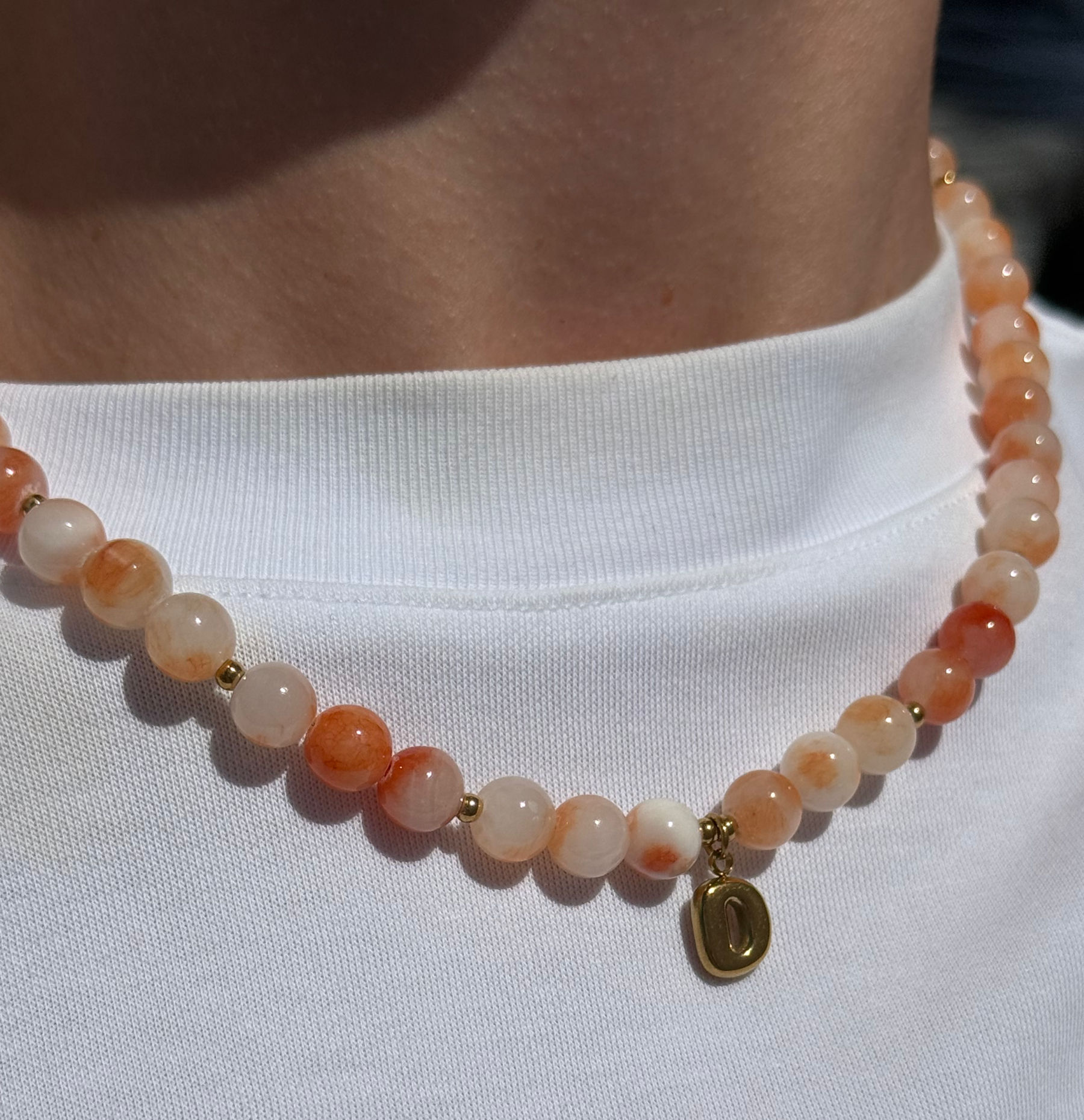 Sunset Beaded Necklace