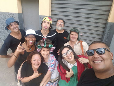 Animação de Festa com os personagens de A Turma do Chaves