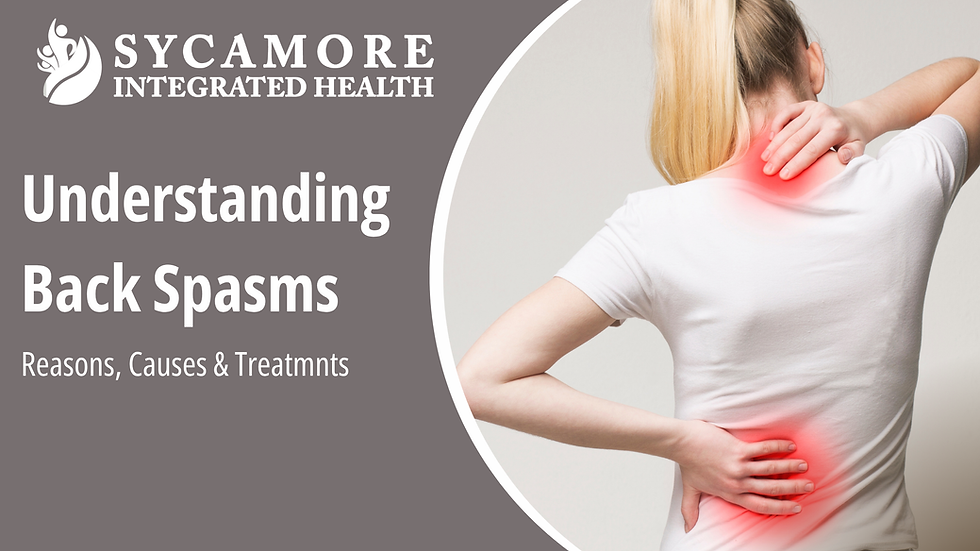 Understanding Back Spasms: Reasons, Causes & Treatments