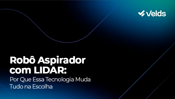 Um Robô aspirador silencioso fazendo limpeza de tapete 