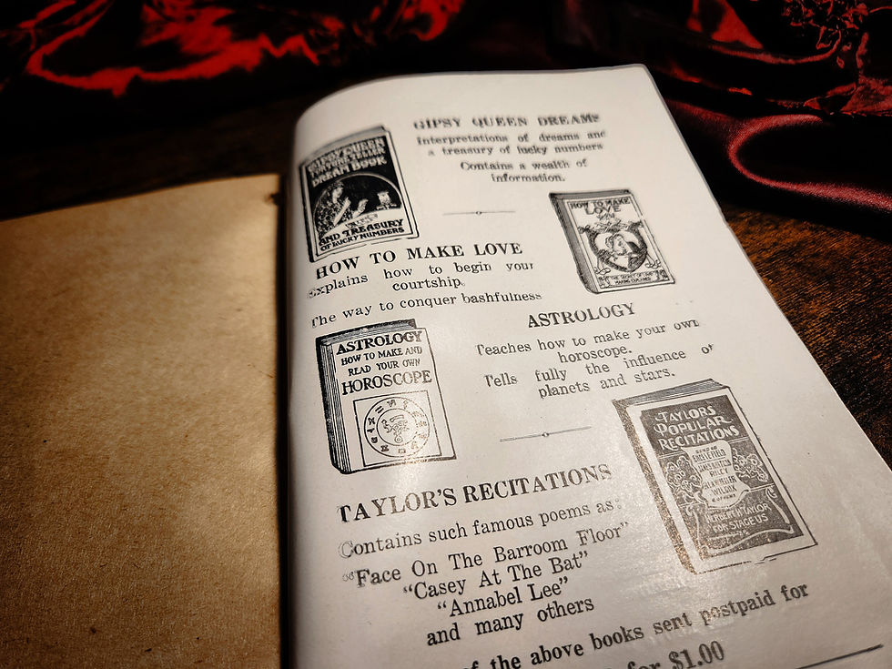 Thumbnail: 1910 "Ventriloquism or Wizards' Manual" Vintage Magic Book