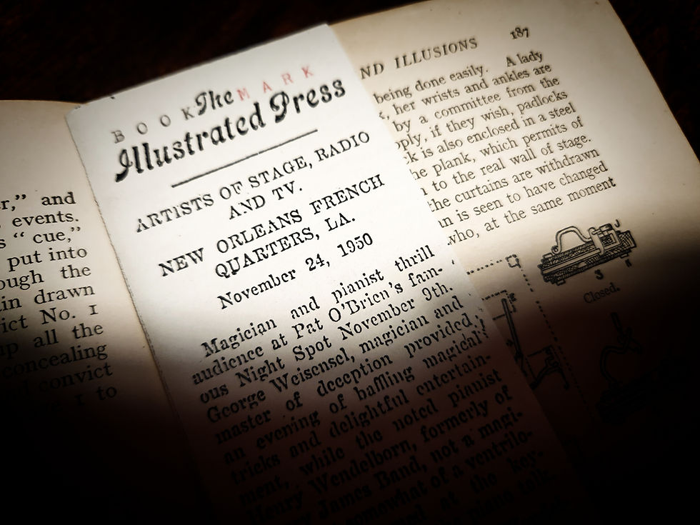 Thumbnail: Conjuring Book newspaper