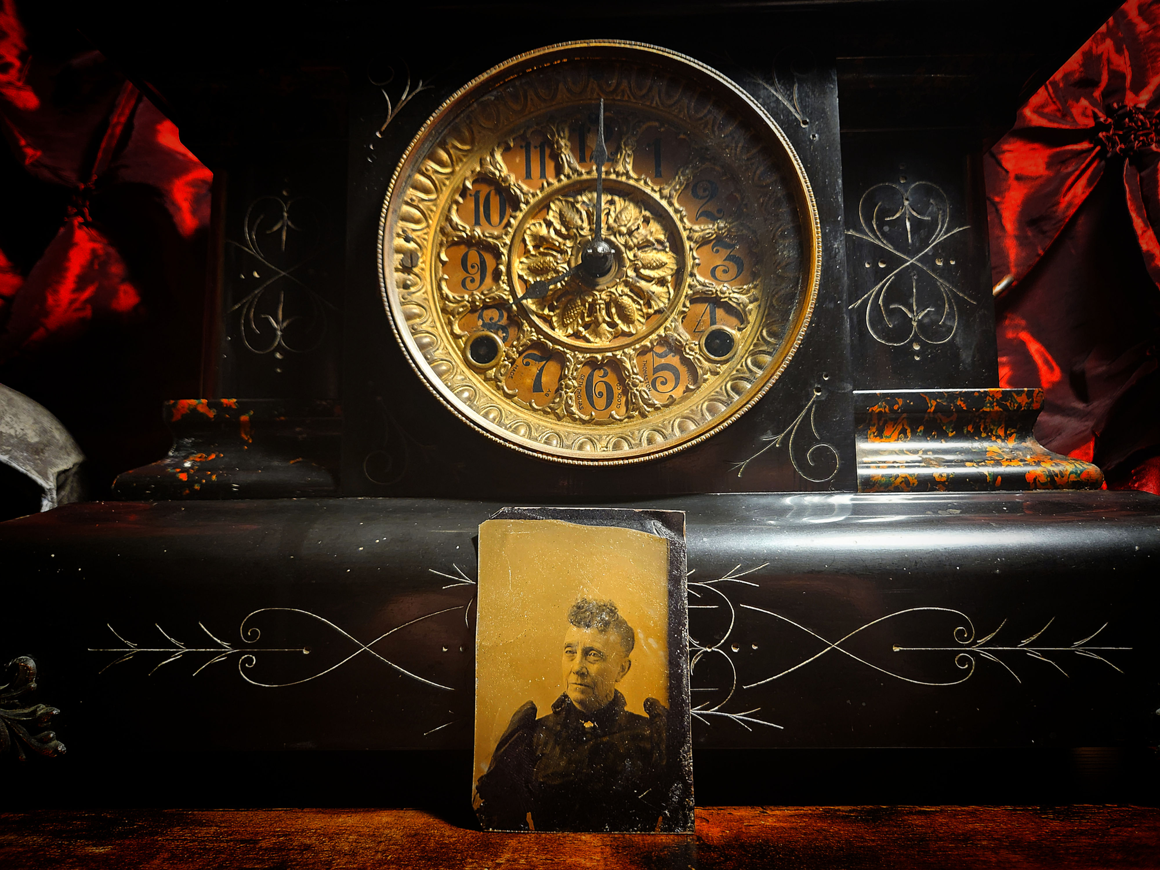 Tintype Sepia Portrait of Amanda Cann