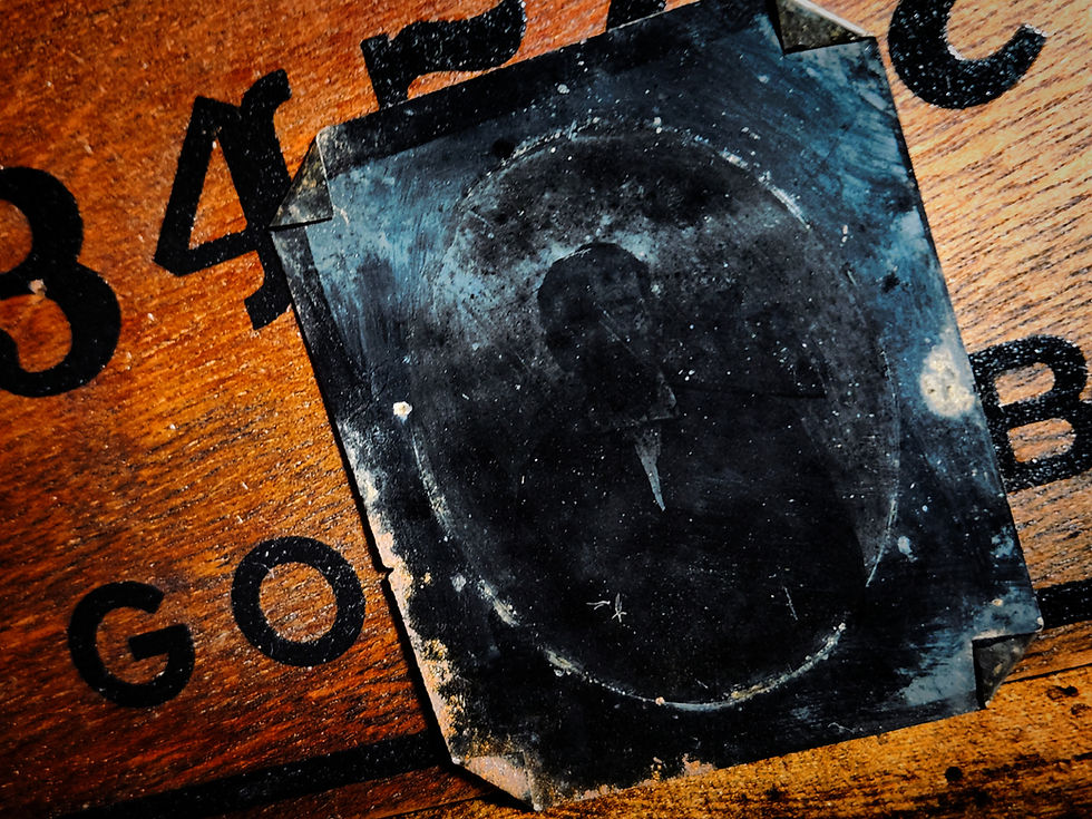 Thumbnail: The Shadow Man Dark Worn Tintype