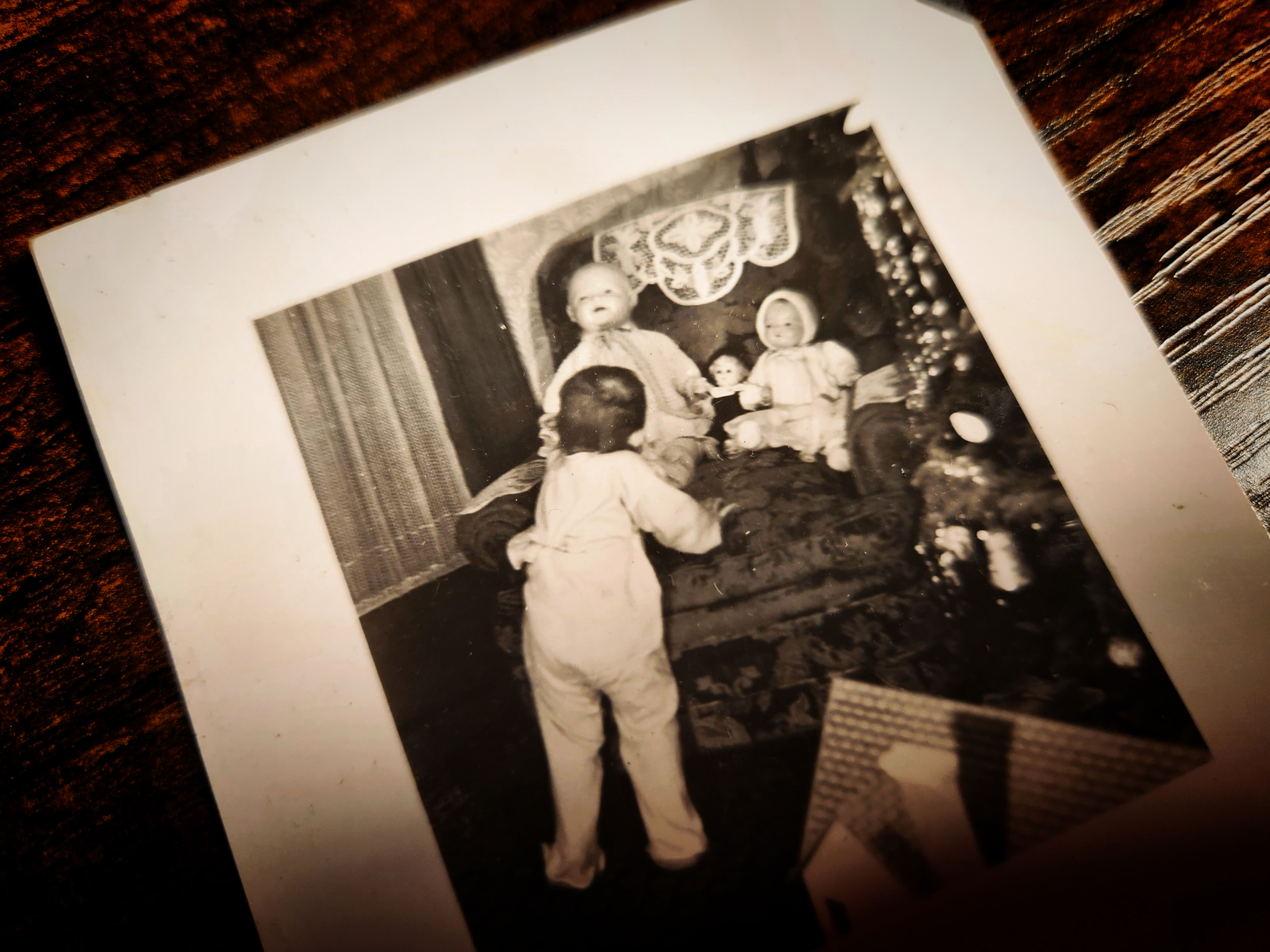 1950s Baby Doll snapshot creepy