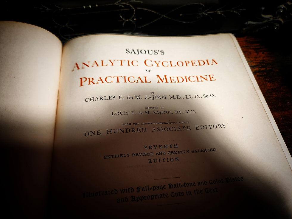 Thumbnail: 1915 "Sajous's Analytic Cyclopedia of Practical Medicines" Book