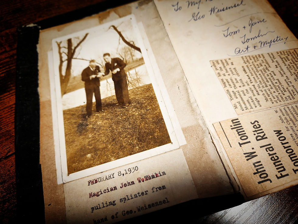 Thumbnail: Conjuring Book photograph full