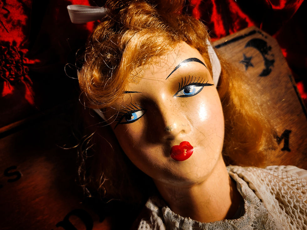 Vintage Boudoir Doll
