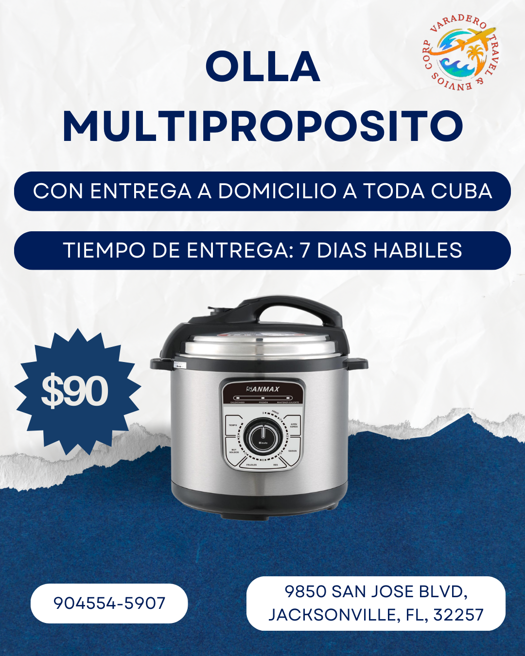 Olla Multipropósito SM50‑90D – 4 Litros