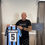 Miniatura: Camisa Autografada Dinho Emoldurada Grêmio 1995 Tricolor Réplica Bicampeão da Libertadores