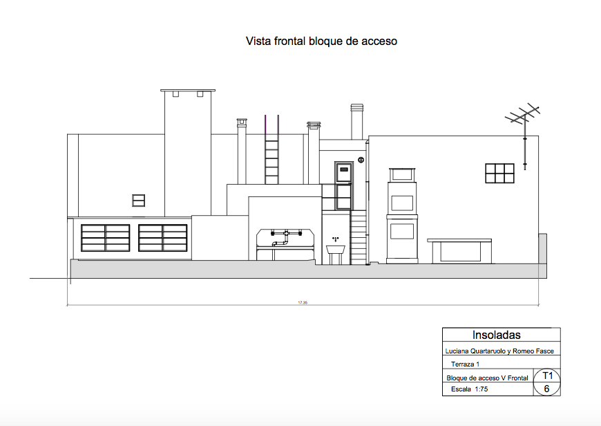 Planos decorado terraza