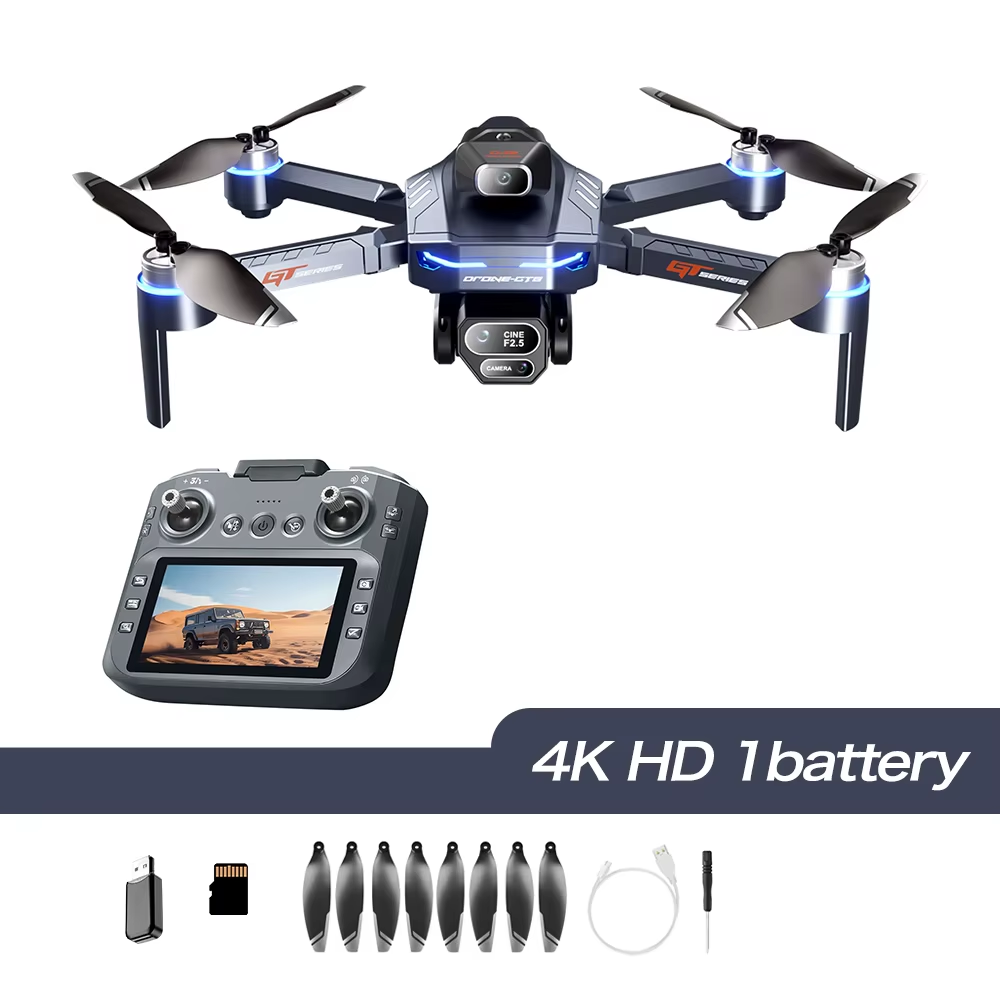 New Professional GT8 Drone with 8K Camera 5G WIFI FPV UAV Screen Remote Control