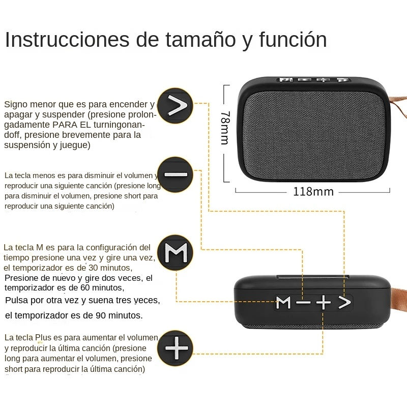 Miniatura: Universal Outdoor Subwoofer Portable Wireless Soundbar Loudspeaker Mini Bluetoot