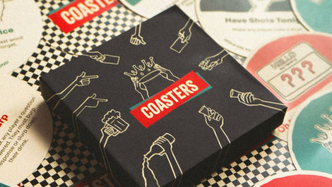 COASTERS DRINKING GAME