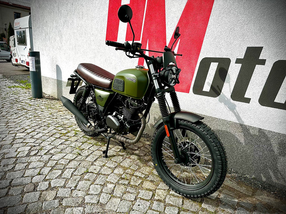 Miniatura: Brixton Felsberg 125 Vargo Green ABS