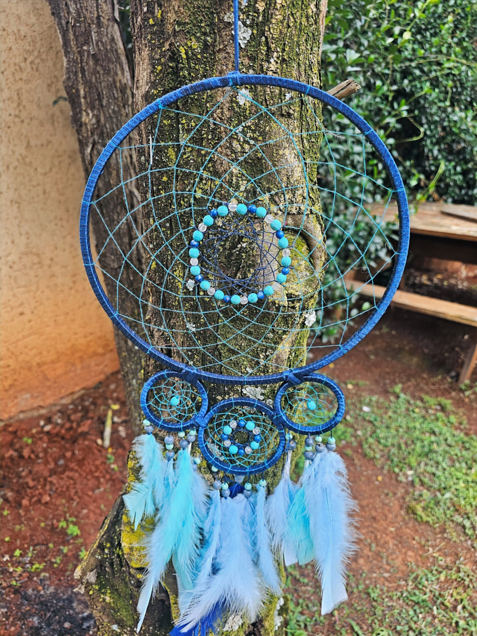 Thumbnail: Handcrafted Crystal Dreamcatcher – Protection • Calm • Clarity