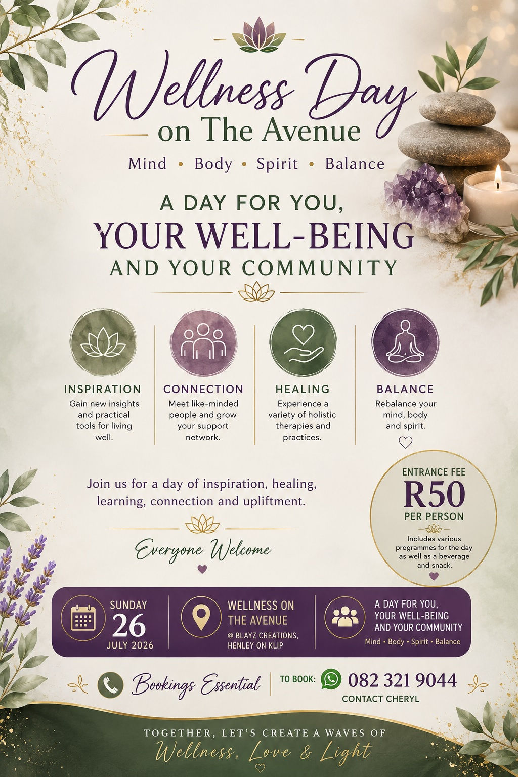Wellness Day Henley on Klip | 26 July 2026