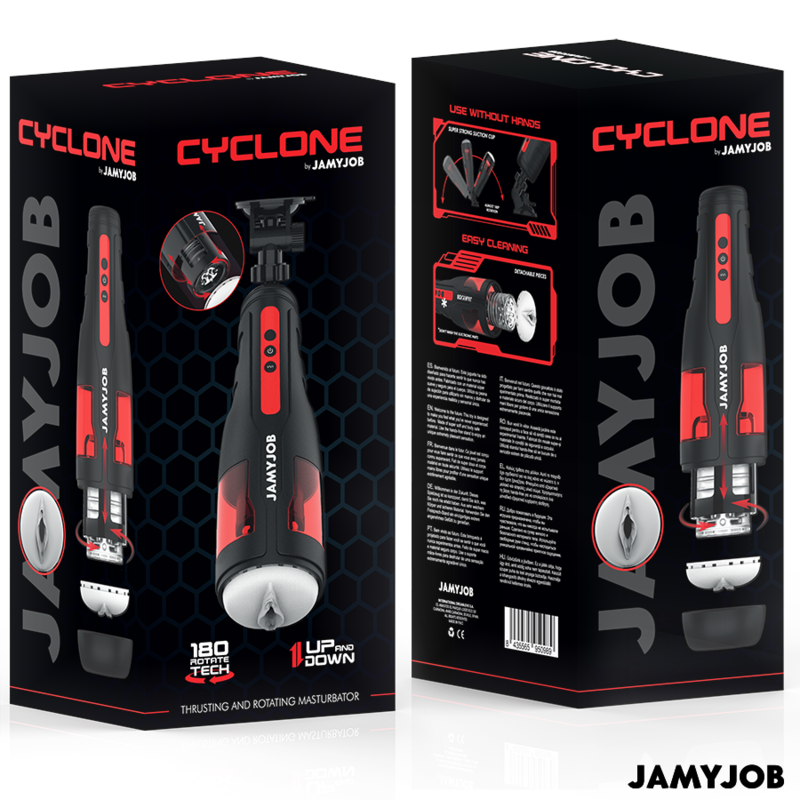 Thumbnail: JAMYJOB - STORM AUTOMATIC MASTURBATOR 10 SUCTION AND THRUST MODES box