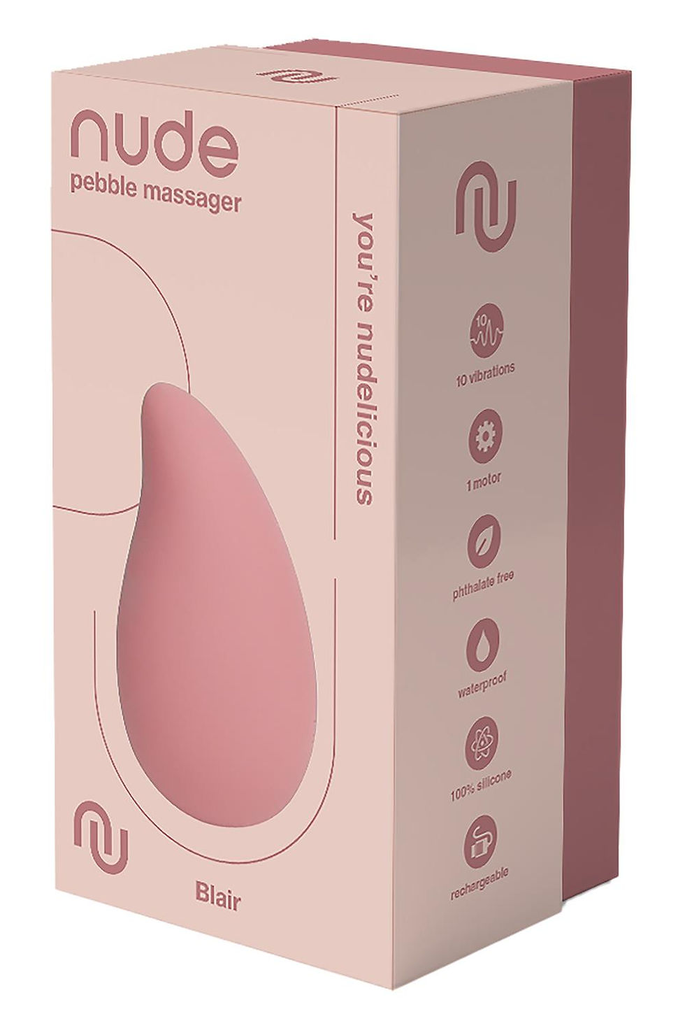 Thumbnail: NUDE - BLAIR PEBBLE MASSAGER BOX