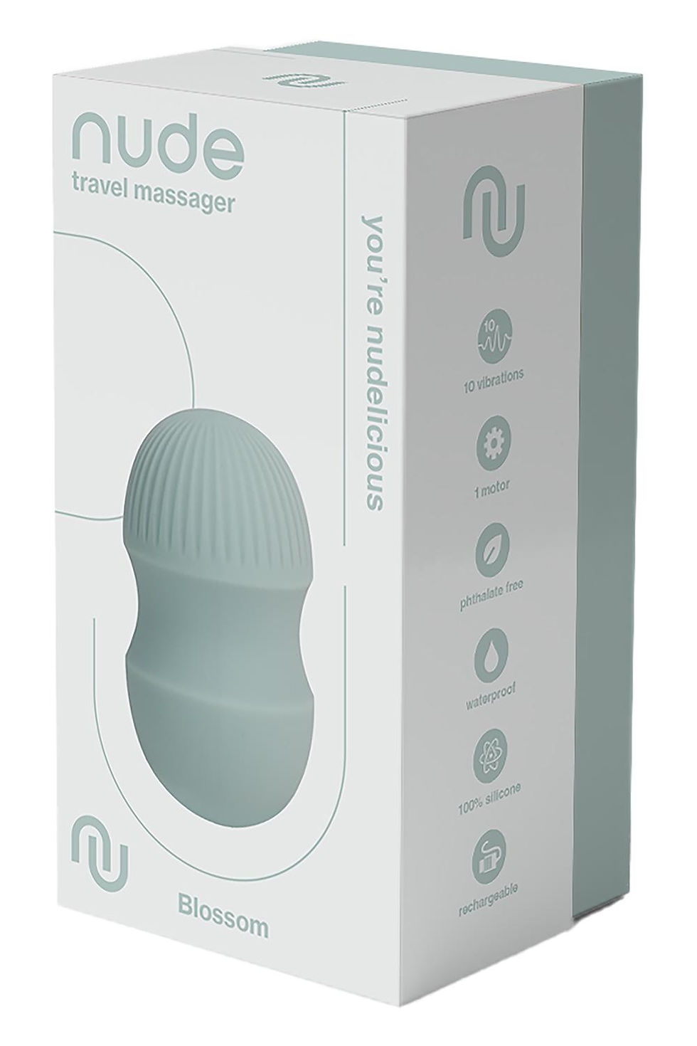 Thumbnail: NUDE - BLOSSOM TRAVEL MASSAGER BOX