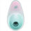 Thumbnail: SATISFYER - PIXIE DUST BLUE AIR PLUSE STIMULATOR front view of toy
