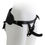 Thumbnail: Virgite - Universal Harness With Black Dildo Set Sizes S M L Black