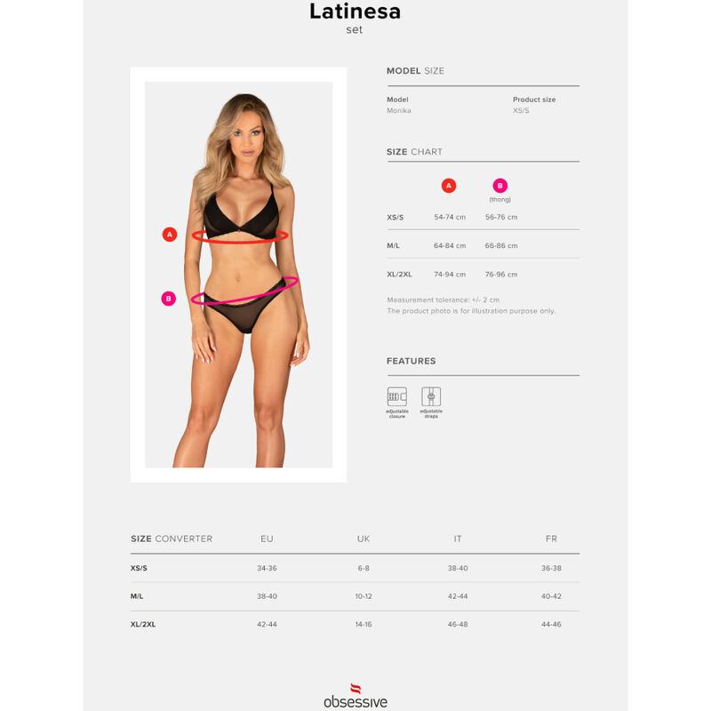 Thumbnail: Lingerie set from Obsessive underwear