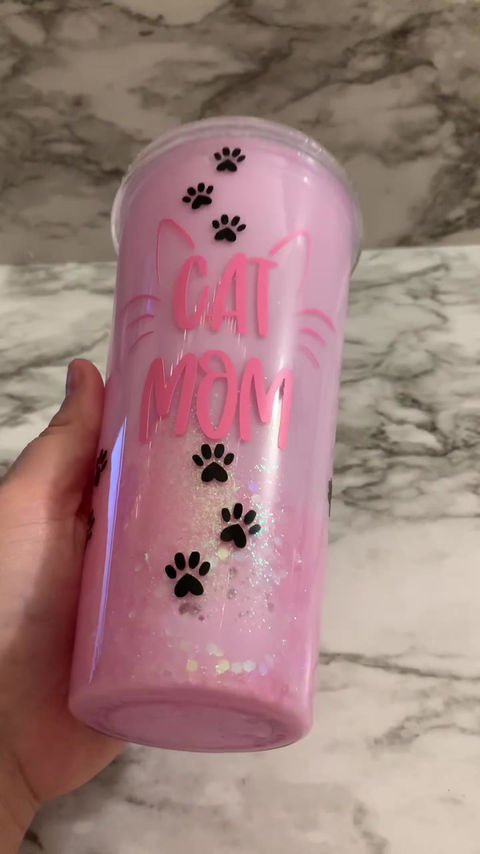 Thumbnail: Cat Mom Acrylic Tumbler