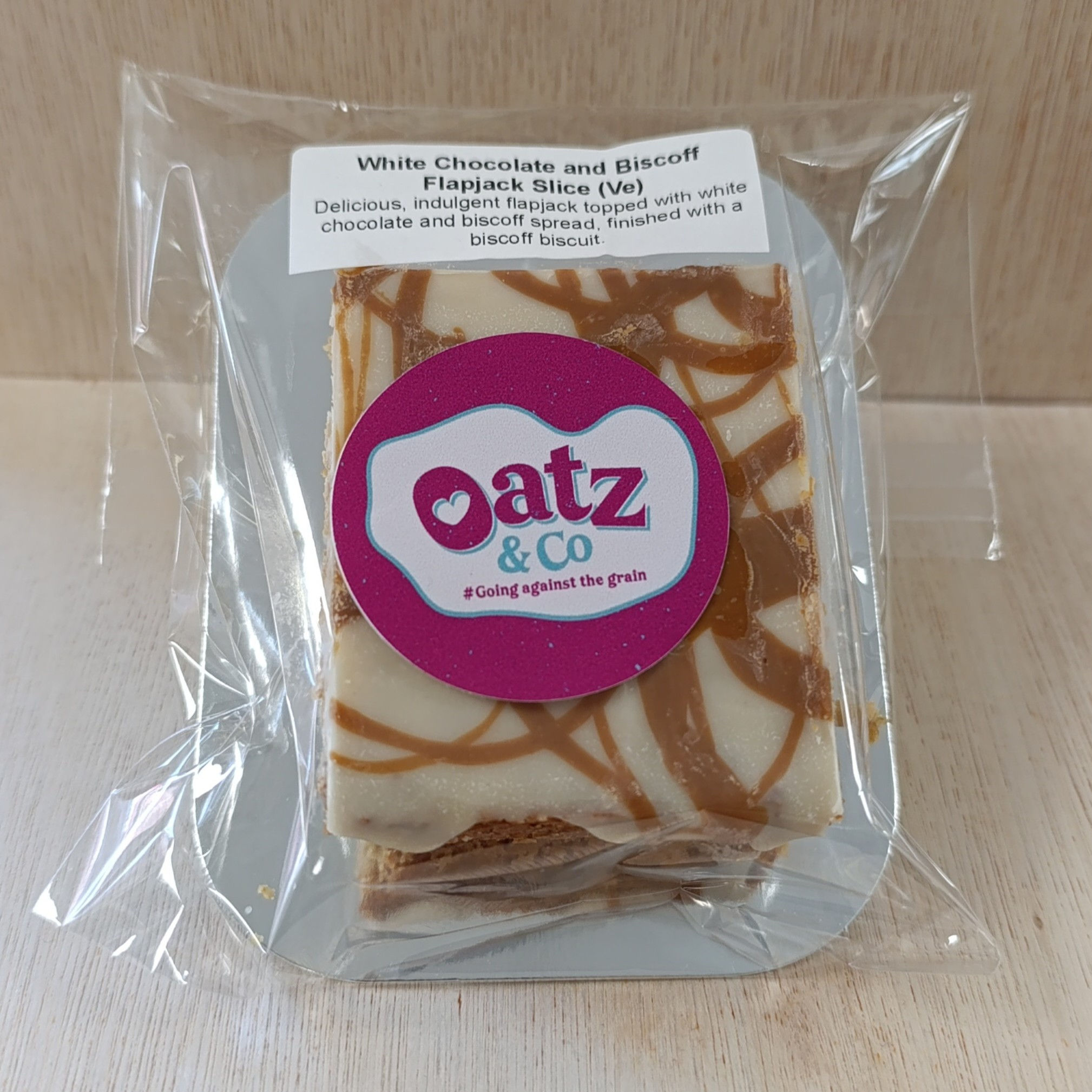 Oatz&Co White Chocolate & Biscoff Flapjacks
