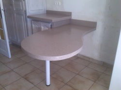 Plan repas en solid surface