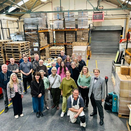 WHS members visit the Lincrusta factory