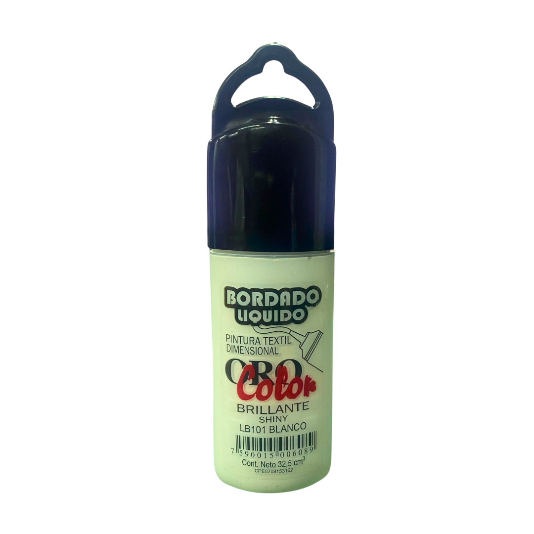 BORDADO LIQUIDO ORO COLOR BLANCO