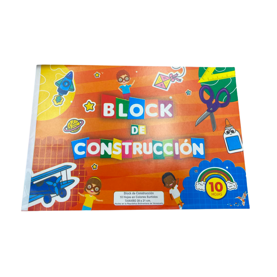 BLOCK DE CONSTRUCCION 10 HOJAS