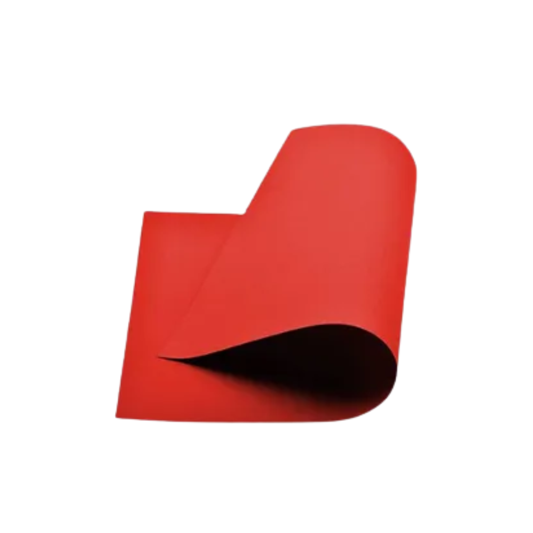 CARTULINA DOBLE FAZ ROJA 49X70CM 250GR OFFICE-VAL